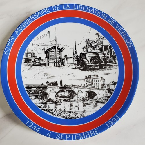 Assiette commémorative ww2 - assiette,