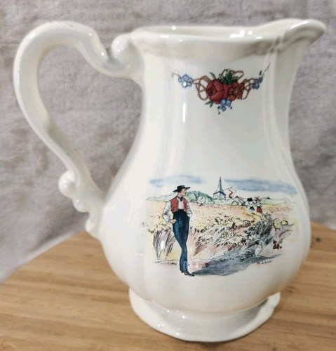 Ancien pichet faïence - pichet, de