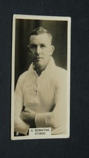 WILLS CIGARETTES CARD RUGBY NEW ZEALAND ALL BLACKS 1927 #9 SONNTAG OTAGO