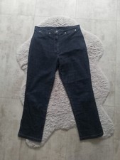 Pantacourt T 38 CAMAÏEU Bleu Jean Foncé Très Bon État