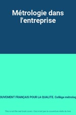 Métrologie dans l'entreprise