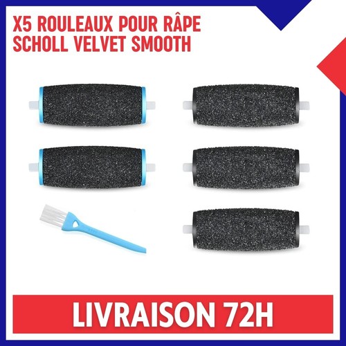 Rouleaux râpe scholl - x5,