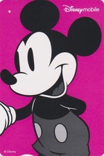 Rare carte JAPON - DISNEY MOBILE - MICKEY MOUSE - JAPAN QUO card