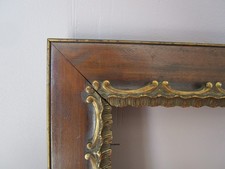 Cadre ancien en bois et bois