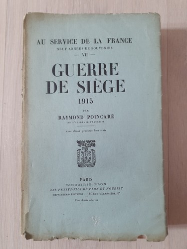 1915 guerre siege - ,