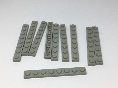 Lego 10x plaque - :,