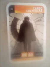 carte leclerc star wars n°76 lando calrissian