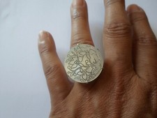 bague en argent massif, cercle
