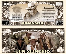 BONANZA - BILLET 1 MILLION DOLLAR US! Collection WESTERN Série TV Américaine USA