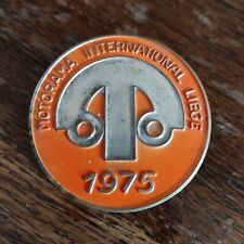 Insigne Badge pins MOTORAMA INTERNATIONAL LIEGE 1975