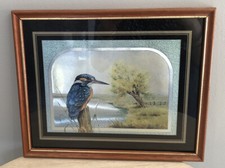 Tableau Oiseau Martin-pêcheur Effet Brillant