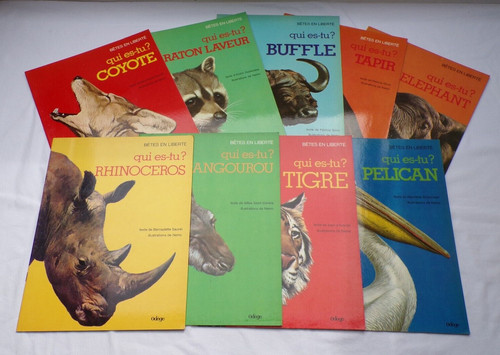 Lot livrets bêtes en - ,