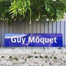 plaque emaillee ancienne Metro