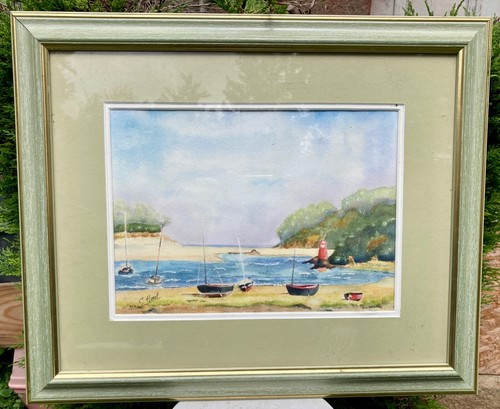 Tableau aquarelle marine - tableau,