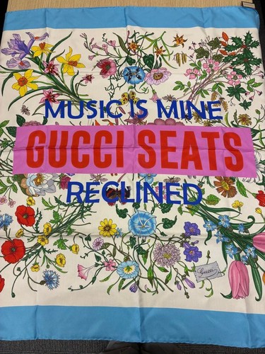 écharpe soie gucci 100th - gucci,