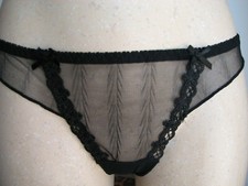 lot de 2 strings TAILLE M NOIR