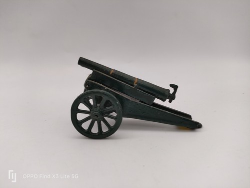 Canon miniature plomb - , peint
