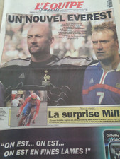 ?L'équipe Journal 02/07/2000 - Euro - Finale - France / Italie Football