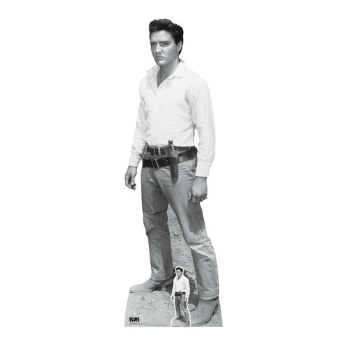 Elvis cowboy noir blanc - cowboy,