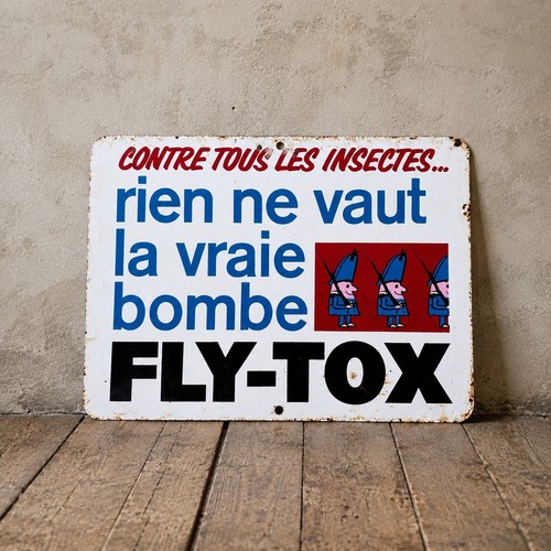 Plaque publicitaire ancienne