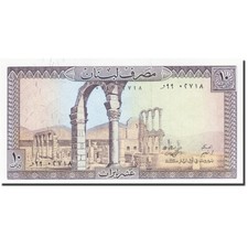 Billet, Lebanon, 10 Livres, 1964-1978, 1986, KM:63f, NEUF