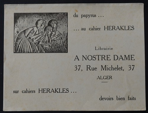 Buvard librairie notre dame - buvard, a