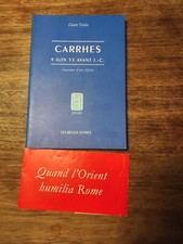 Giusto Traina. Carrhes Anatomies D'une Défaite. 9 juin 53 Av Jc