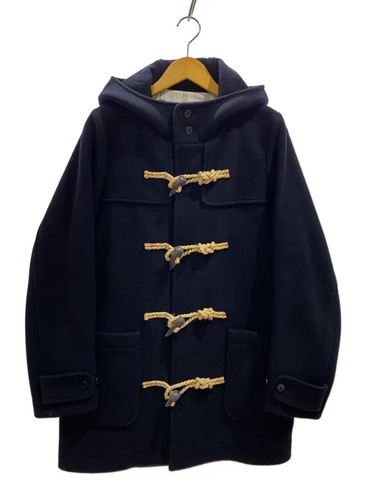 Visvim manteau navy soie - navy, en