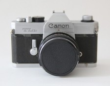 CANON TLb REFLEX ARGENTIQUE / FILM CAMERA - OBJECTIF / LENS CANON FD 50mm 1:1.8