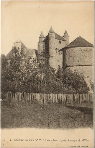 Cpa chateau plessis - chateau,