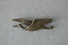 insigne aviation Escadrille SPA Cigogne argent SMF