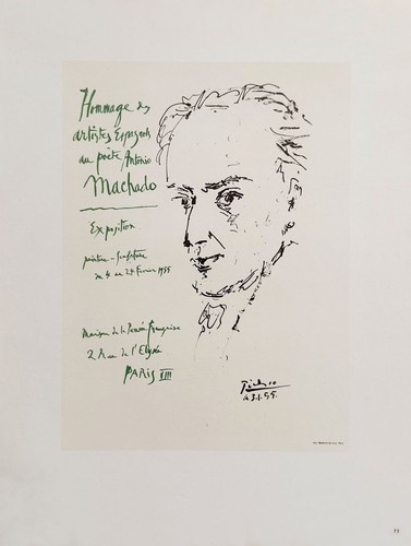 Pablo picasso affiche - picasso, 1955