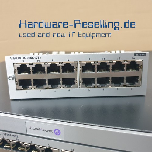 Alcatel lucent sli - lucent, module