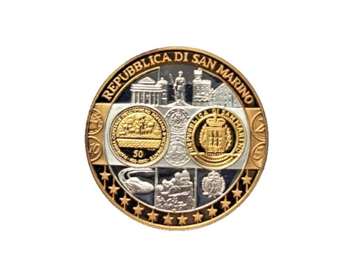 Medaille saint marin - saint, premiere