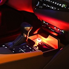 Lampe flexible ovale USB LED lumière d'ambiance de voiture pour bureau chevet e