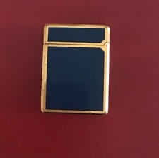 Briquet Pour Famme Dupont Laque Chine Bleu