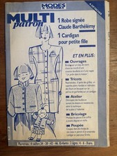 patron poupée Emilie/fillette /femme Modes et Travaux 1989 02 non découpé