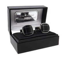 Onyx Noir Avec Argent Détail