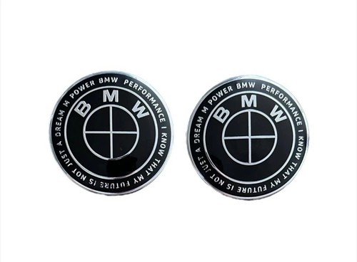 82mm bmw emblem full - full, black