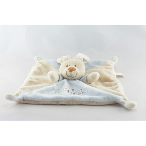 Doudou plat amour lapin - doudou,