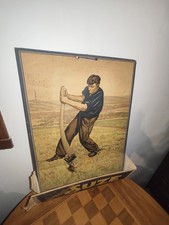 Ancien Grand Carton Porte