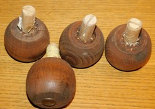 LOT 4 PIEDS de MEUBLE Füße FEET mobilier COMMODE buffet BOIS canape HOLZ armoire