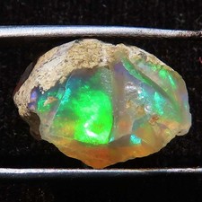 9,35 CT Opale Éthiopienne Non Traité Brut 12x18x11 Mm Opale Welo Feu Brut YU1