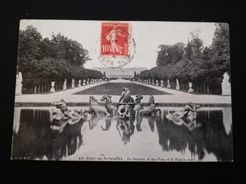 Cpa versailles le bassin - cpa, 78