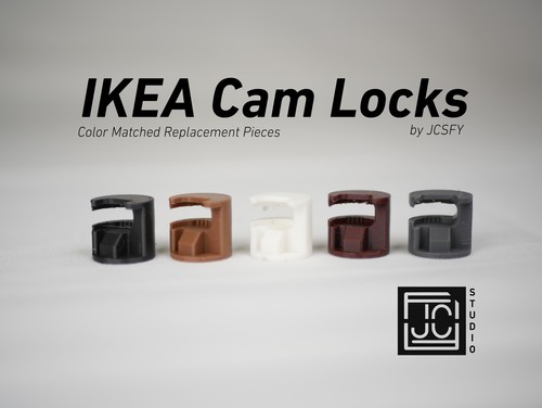 Ikea cam lock color match - lock, part