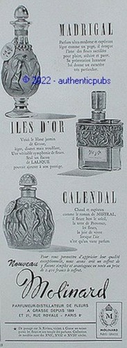 Publicite molinard parfums - publicite,