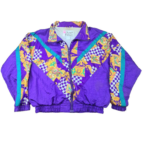 Veste coup vent motif fou - motif,