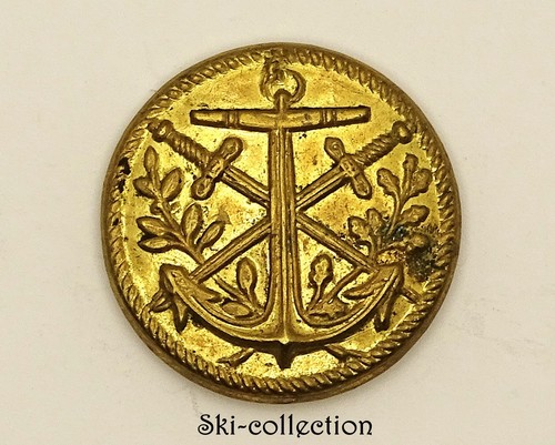 Bouton officier marine - officier, la