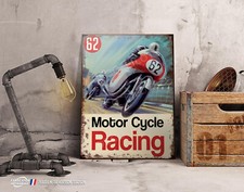 plaque métal déco 30x20cm