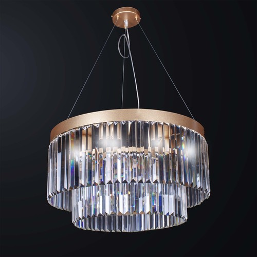 Lustre contemporain métal - lustre, en
